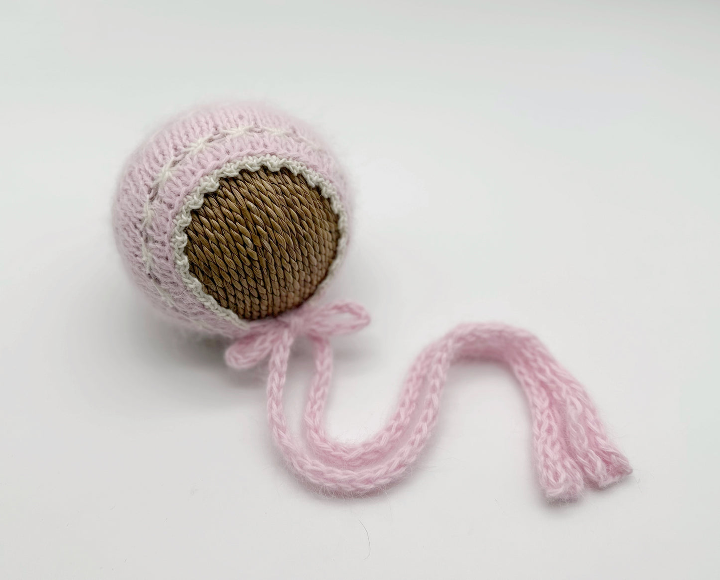 RTS | Pink Angora Bonnet