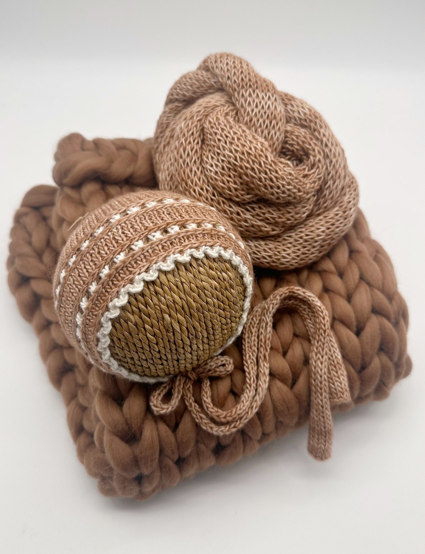 RTS | Cookie Star Scatter Set | Newborn knit photo prop