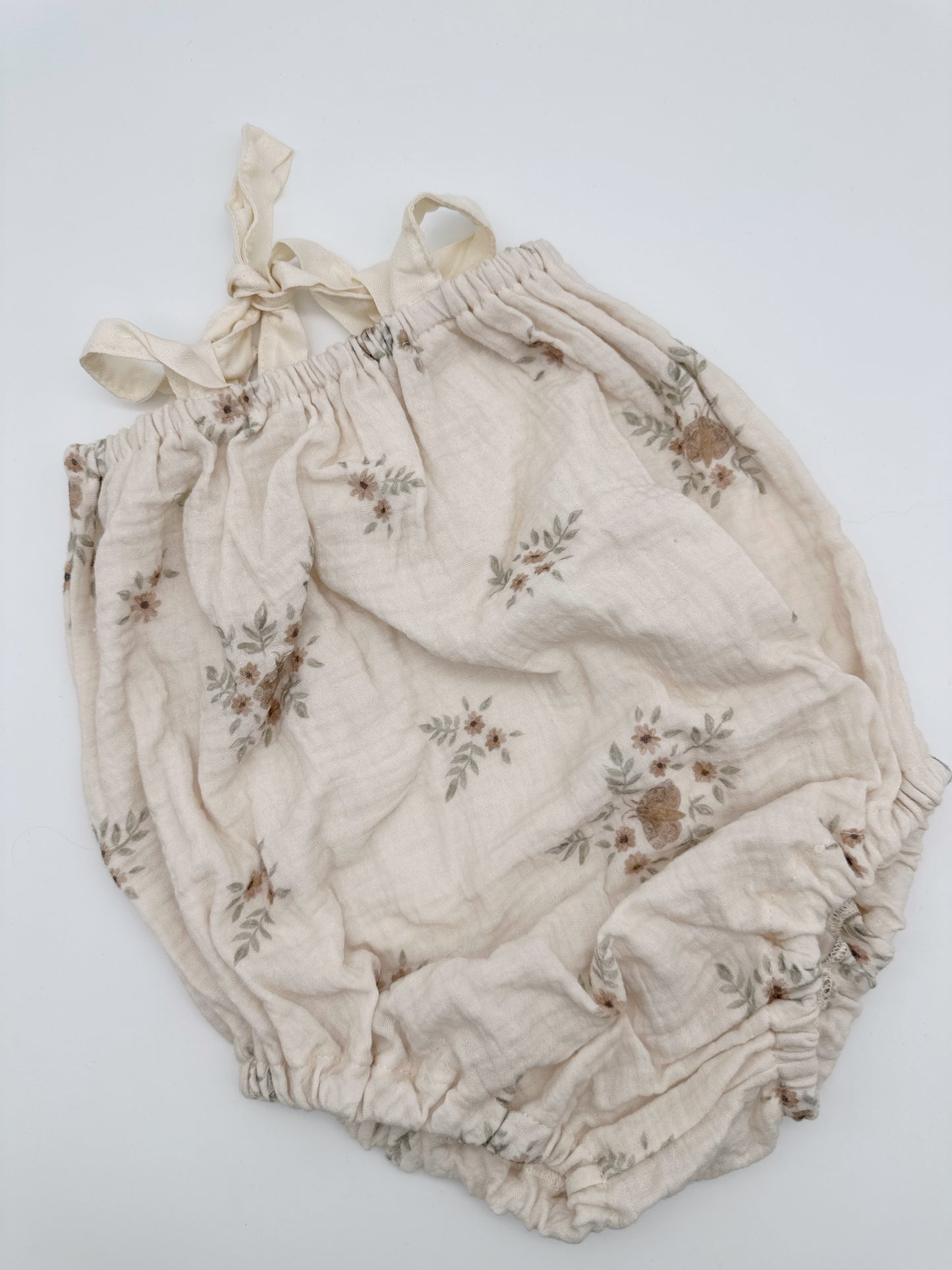 Vintage Floral Romper | 2T