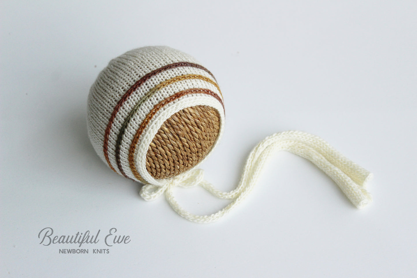 Muted Rainbow Bonnet