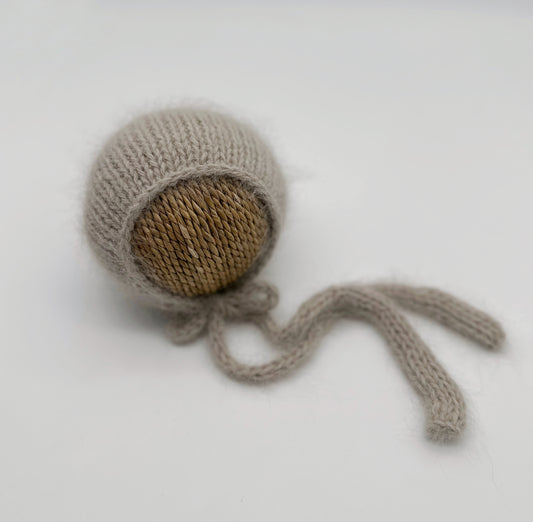 RTS | Taupe Angora Bonnet