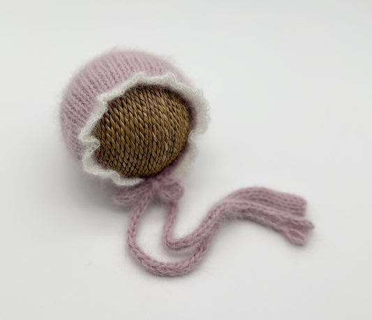 RTS | Victorienne Ruffle Angora Bonnet