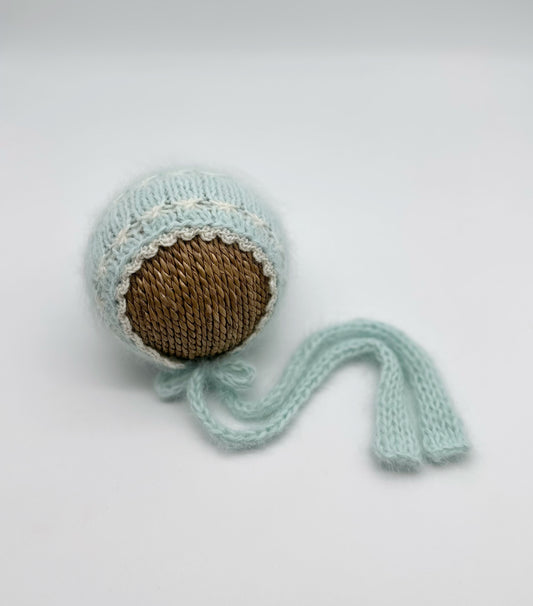 RTS | Mint Angora Bonnet