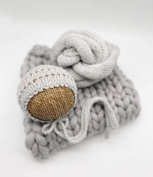 RTS | Light Grey Set with Luxe Woolie