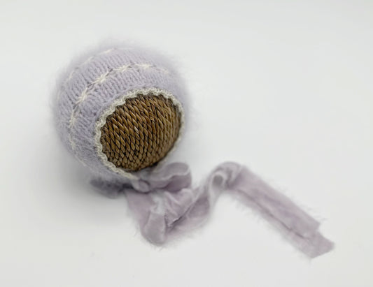 RTS | Lavender Angora Bonnet