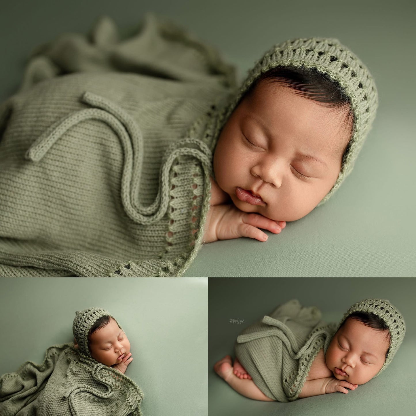 Preorder | Dusty Artichoke Set | newborn photography prop