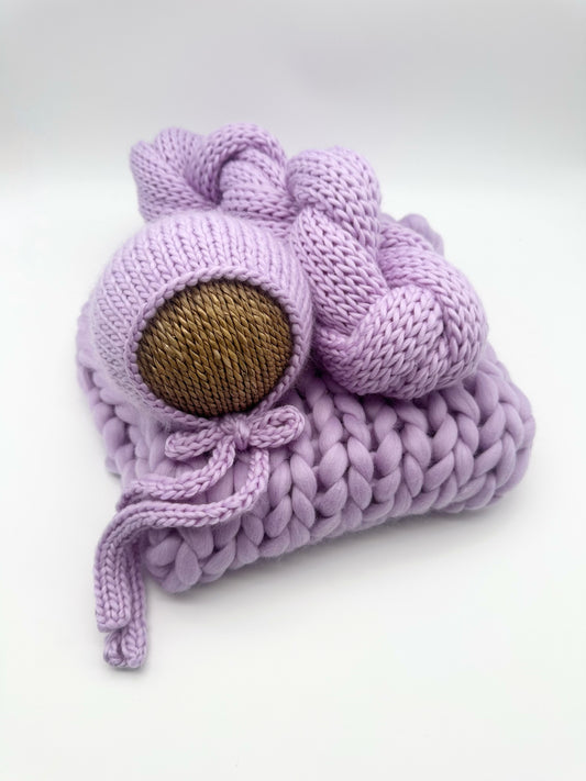 Luxe Merino Newborn Set – Twilight | Ready to Ship