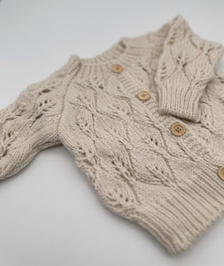 Leaf Cardigan | Natural