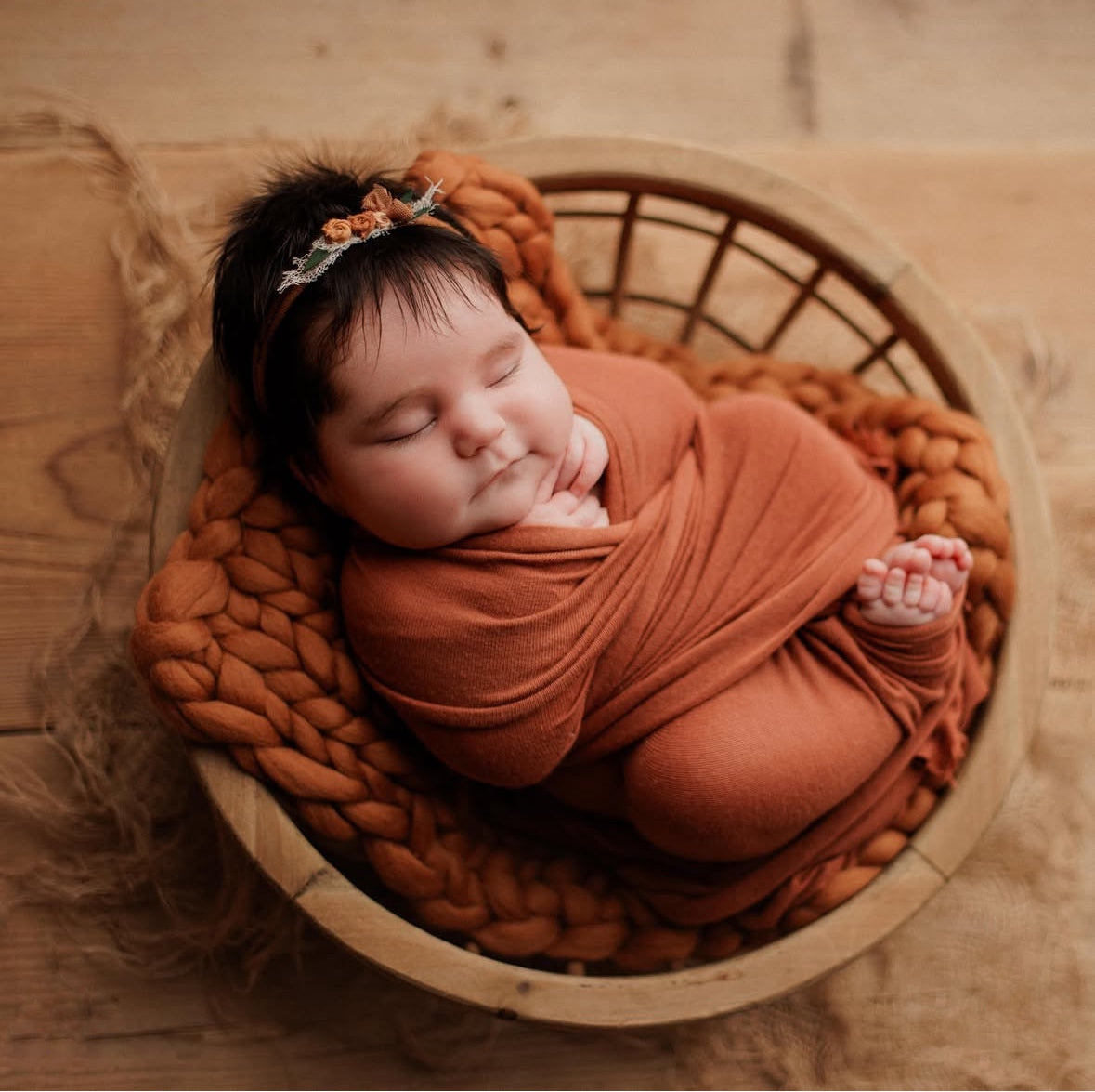 RTS Newborn Photography Prop | Luxe Woolie Layer | Sienna