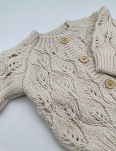 Leaf Cardigan | Natural