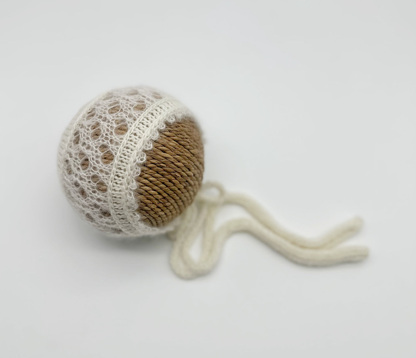 RTS | Cream Lace Bonnet