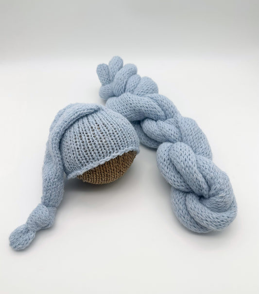 Cloud Newborn Set – Ice Blue | Ready to Ship