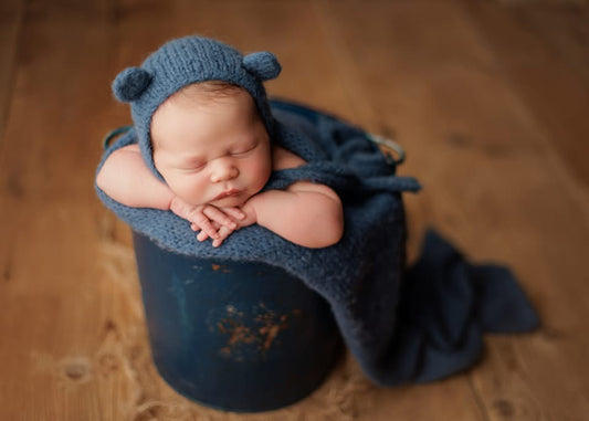 Brushed Alpaca Bear Bonnet